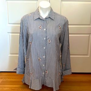 ZARA High Low Blouse